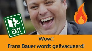 Frans Bauer wordt van z'n bed geëvacueerd tijdens een 'noodgeval'