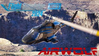 Flying AIRWOLF | Cowansim Bell 222B | MSFS 2024