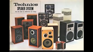 Technics Speakers Catalog 1970-1991 Brochure Japanese