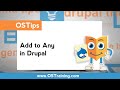 OSTips - Add to Any in Drupal