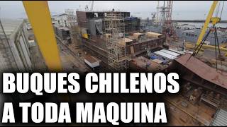 ¡Increíble avance! Primer buque multipropósito chileno ya está a un 25% en su construcción