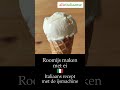 Roomijs maken met ei 🍨 Italiaans recept met ijsmachine #ijs #ijsmaken #ijsrecepten