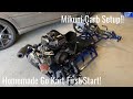 My Homemade Go Kart Runs Again!! - New Mikuni Carb Setup!