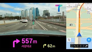 [티맵 보는법 1탄] 🚗 티맵 길찾기 / 초보운전 추천 내비 / Driving Tips / Driving Training / Beginner