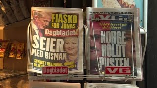 Newspaper headlines after Norway reelects PM