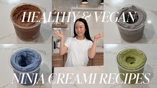 🍦 EASY \u0026 HEALTHY Ninja Creami Ice Cream Recipes | Vegan, Dairy Free, and High Protein with Collagen