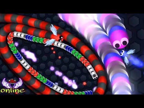 Compilación de jugabilidad de Slitherio en línea Slitherio en línea móvil VAYCANINA