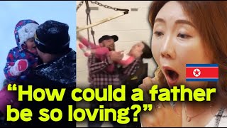 North Korean female officer reacts to loving American dads for the second time