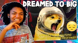 Cheems Dreamed TOO BIG 😔 | Cheems Dog Goes To The Moon REACTION