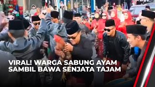 Nekat! Warga di Madura Sabung Ayam di Pinggir Jalan Sambil Bawa Sajam | OneNews Update