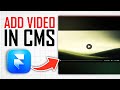 How To Add Video In CMS Framer (Full Video)