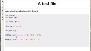A test file in Perl