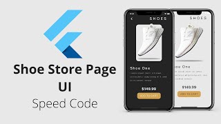 Flutter Store App Page UI Concept | Speed Code