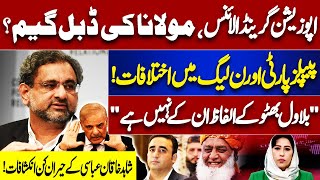 Opposition Grand Alliance | Maulana's Double Game? | Differences Between PPP & PML-N | Shahid Khaqan