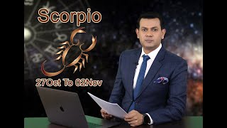 Scorpio weekly horoscope 27October to 2nd November