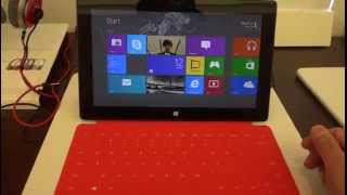 【動画】本日発売の Windows Surface RTを触ってみた !