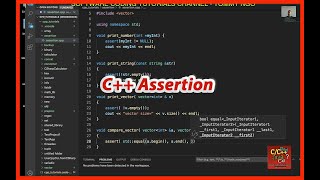 C++ Assertion Programming Tutorial | Software Coding Tutorials Channel