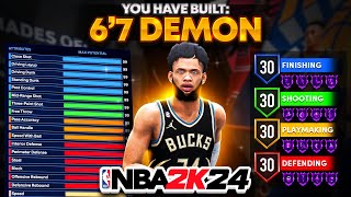 BEST GAME BREAKING GUARD BUILD in NBA 2K24! *NEW* 2-WAY FLOOR-SPACING SLASHER BUILD! BEST BUILD 2K24