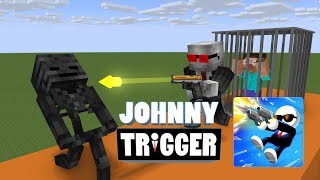 Monster School : JOHNNY TRIGGER - Minecraft Animation