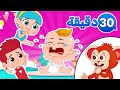 البيبي عم يبكي + الحرامي وغيرها | نصف ساعة اغاني اطفال دووديز Doodies