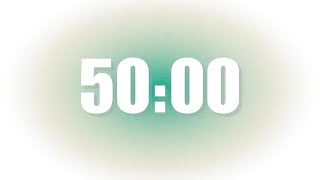 50 Minute Focus Timer With Simple Beeps✦⋆