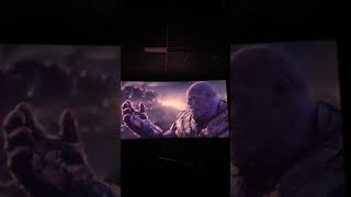 Audience Reaction -Last scene of ironman and thanos - The Avengers Endgame #iamironman