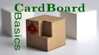 CardBoard Basics Tutorial Guide Chip/Matte Board model making: modeling for Designers & Architects