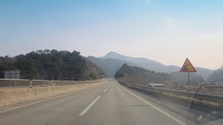 동해IC~도계~통리5일장 46km 동해고속도로 국도38호선 주행영상