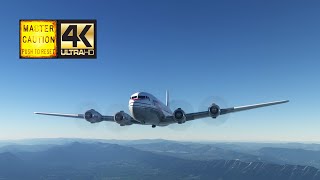 [DC6 World Tour][#11] Windhoek Hosea Kutako FYWH ✈ FACT Cape Town (PMDG Douglas DC-6A | MSFS 4K)