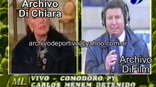 Detencion de Carlos Menem detenido 2001 V-12241 DiFilm