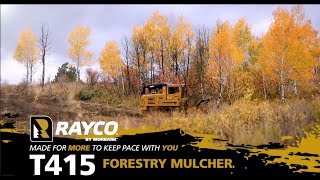 Rayco by Morbark T415 Forestry Mulcher Equipment  Walk Around