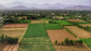 A beautiful village of Malakand, Khyber Pakhtunkhwa ( Aerial View )