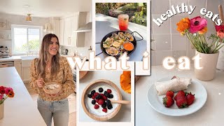 WHAT I EAT IN A DAY | easy healthy meal ideas, grocery haul + nutrition chat for healthy metabolism