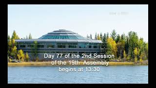 19th Assembly, 2nd Session Day 77 - Tłı̨chǫ / Tłı̨chǫ Yatıì Interpretation 1JUNE2021