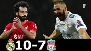 Liverpool vs Real Madrid 7-10 - All Goals (2009-2021) - Who is better?