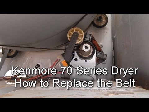 How to Replace the Belt on a Kenmore 70 Series Dryer How to Replace the Belt on a Kenmore 70 Series Dryer