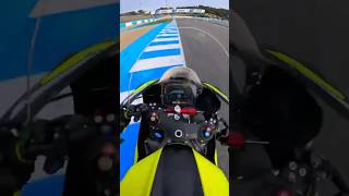 #Triumph #Daytona #Moto2 #765 #Motorcycle first ride of the 2024 in Jerez