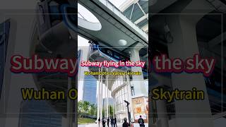 Have you ever seen a flying subway?#travel #chinatravel #wuhanchina