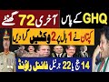 جی ایچ کیو کے پاس آخری 72 گھنٹے | کپتان نے ایک بال پر دو وکٹیں گرادیں | Fayyaz Raja Video