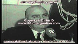 DiFilm - Reportaje al ministro Jose Rafael Caceres Monie (1971)