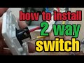 How to install Single gang 2 way switch / Suis 2 arah 1 pemetik