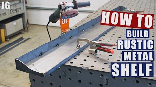 How to build a rustic metal shelf | JIMBO'S GARAGE