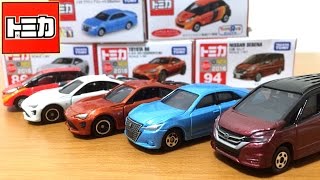 トミカ めっちゃ綺麗なカラーTCNオリジナル トヨタ クラウン アスリートS 空色edition  トヨタ86 日産 セレナ