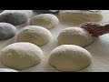 pan fried brown sugar bread and buns and donuts making skills 超療癒古早味小時候黑糖大餅製作 taiwan street food