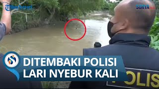 DETIK-DETIK Pemakai Narkoba Lari Terbirit-birit Hingga Lompat ke Sungai Saat Digerebek Polisi