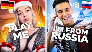 RUSSIAN VIRTUOSO AMAZES GIRLS on Omegle | Accordion + Beatbox | Reaction of people