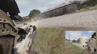 [Arma 3] ヘルメット&銃カメラ テスト | The Helmet Camera & Rifle-mounted Camera script test