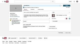 Creating a Screencast: 9 - Exporting and uploading