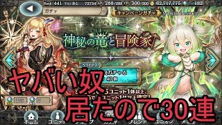 【幻獣契約クリプトラクト】おかしい子居たので神秘の竜と冒険家ガチャ30連