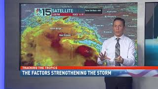 Meteorologist Jake Dunne calls it on #Barry on Wednesday July 10 - NBC 15 WPMI